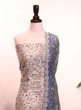 Bin Saeed Embroidered Lawn 3 Piece Unstitched Suit BS25EL D-710